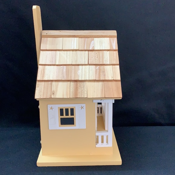 Home Bazaar Vctorian Cottage Yellow Bird House - Picture 5 of 16